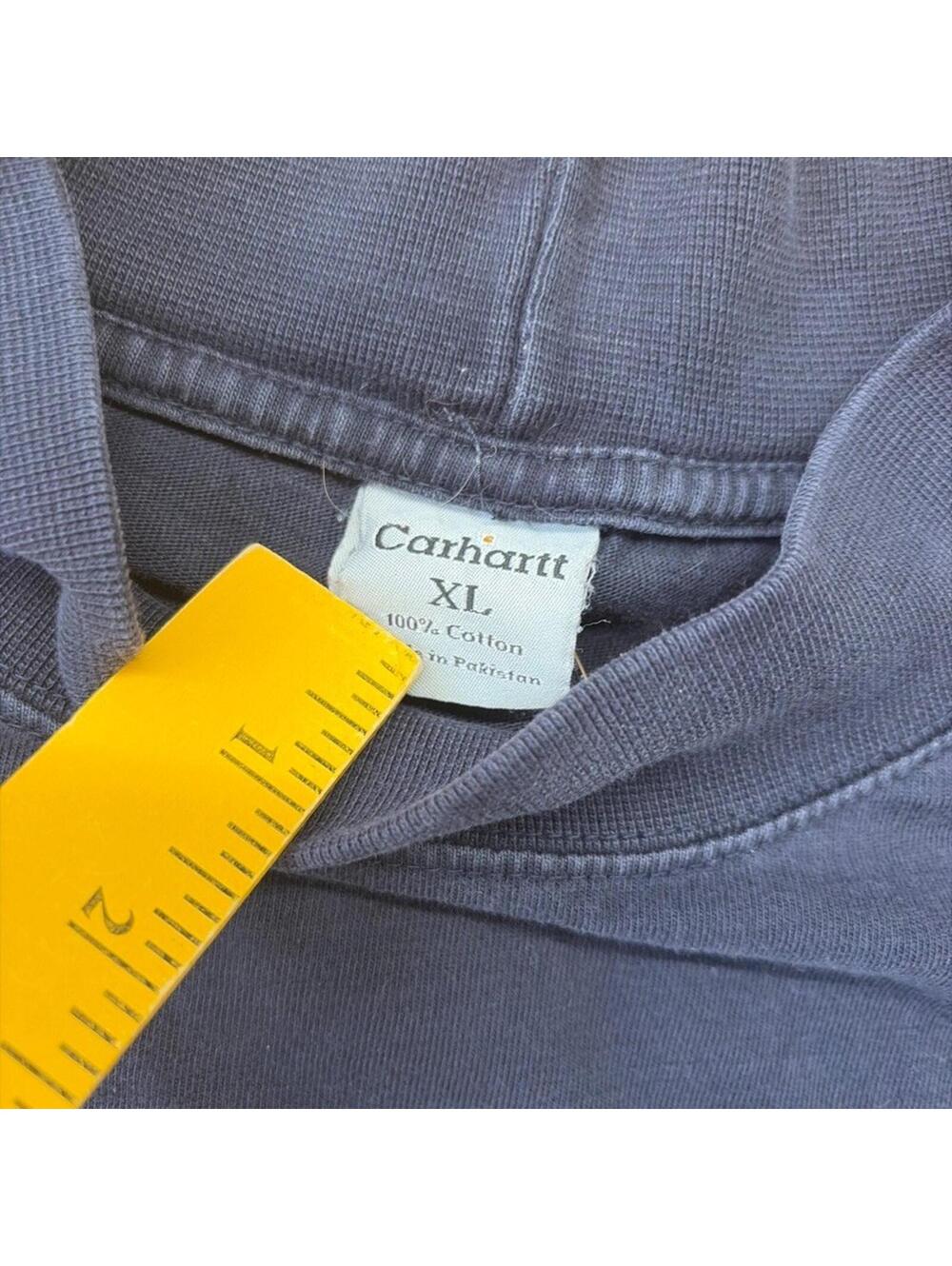 Y2K Carhartt Mens XL Navy Blue Mock Neck Long Sleeve K203NVY - Picture 5 of 7